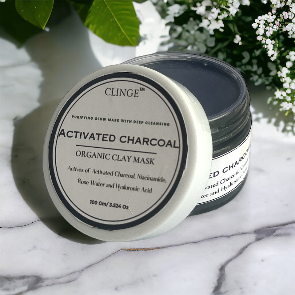 Activated Charcoal Clay Mask- Deep Cleansing Mask.