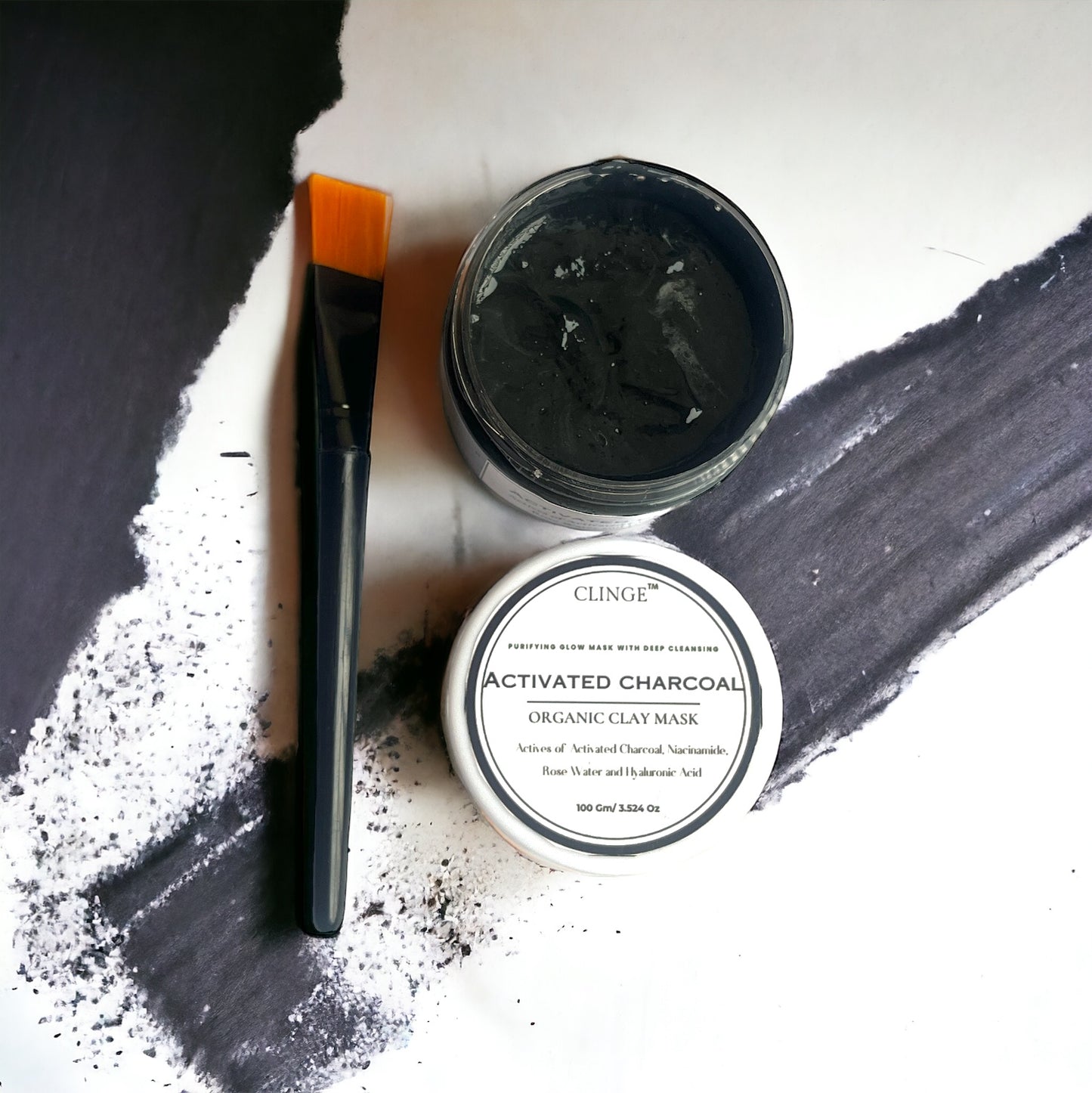 Activated Charcoal Clay Mask- Deep Cleansing Mask.