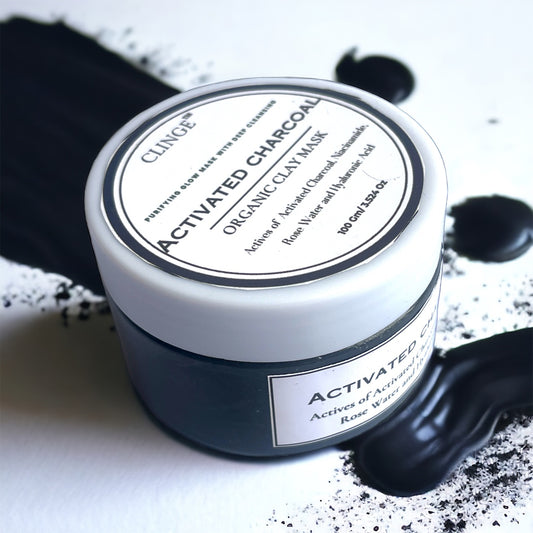 Activated Charcoal Clay Mask- Deep Cleansing Mask.